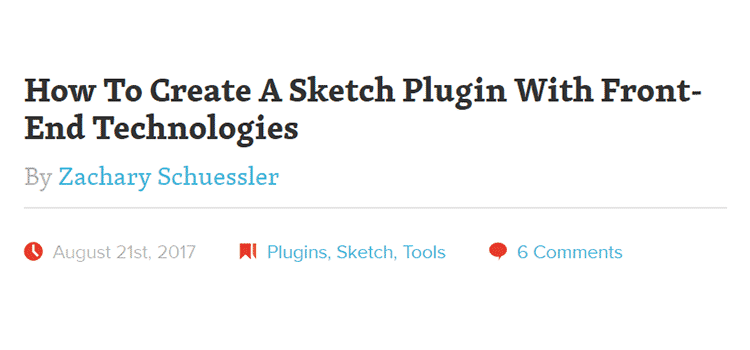 How To Create A Sketch Plugin With Front-End Technologies