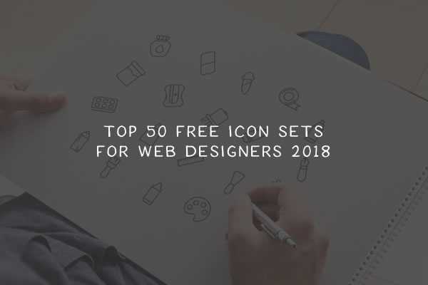 Top 50 Free Icon Sets for Web Designers free-icon-sets-2018