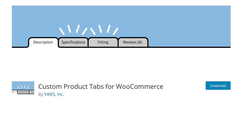 Custom Product Tabs for WooCommerce