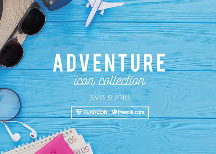 Free Adventure Icon Collection (48 Icons, PNG & SVG)