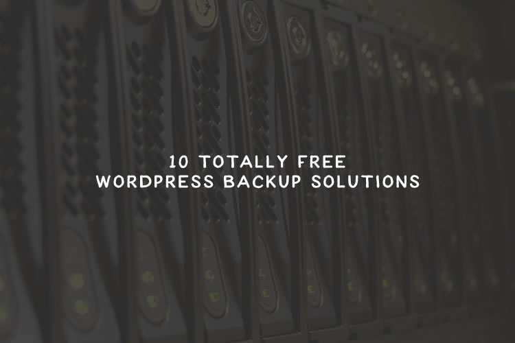 10 Totally Free WordPress Backup Solutions wp-backup-thumb