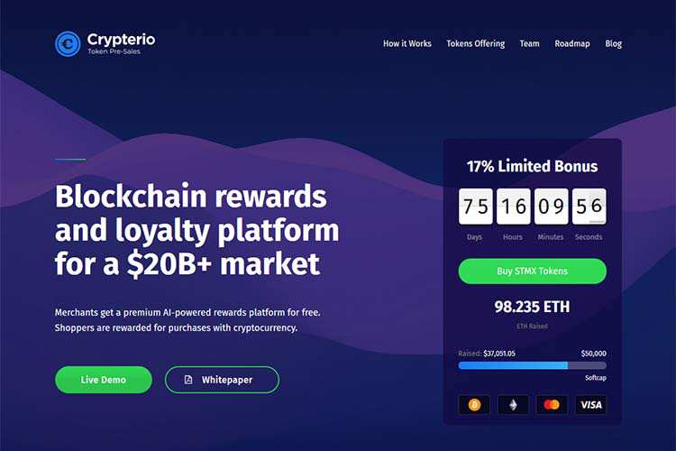 Crypterio is the WordPress Theme to Power Your Cryptocurrency Website Sponsored