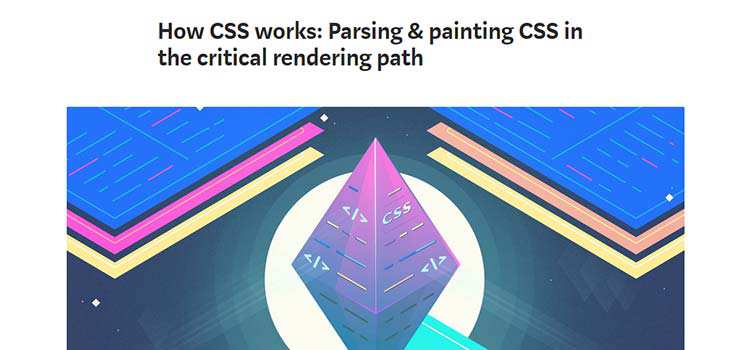 How CSS works: Parsing & painting CSS in the critical rendering path