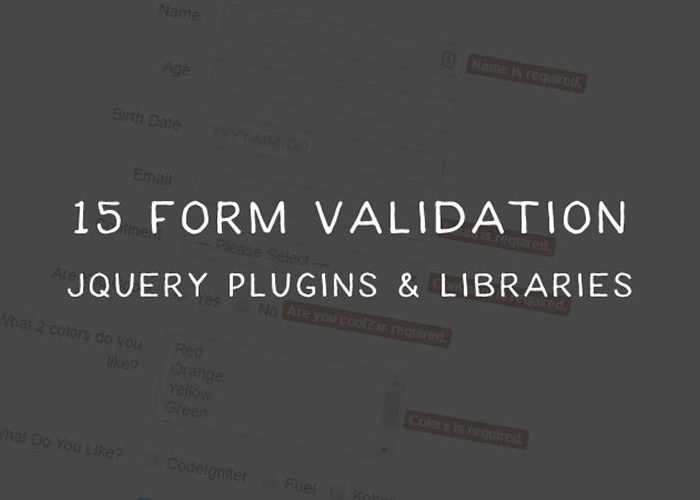 15 Form Validation jQuery Plugins and Libraries form-thumb