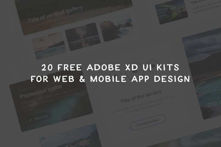 20 Free Adobe XD UI Kits for Web & Mobile App Designers free-adobe-xd-ui-web-mobile-app-kit-thumb