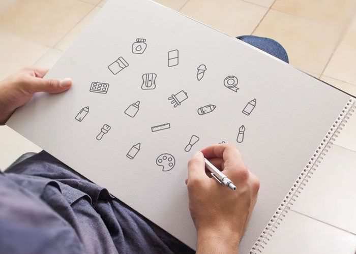 Freebie: Art Tools Icon Set for Illustrator (AI, SVG & PNG) art-thumb