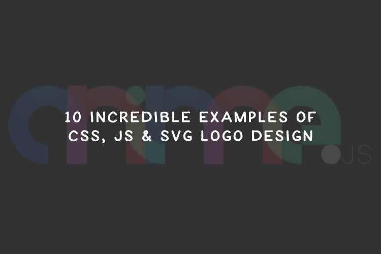 10 Incredible Examples of CSS, JS & SVG Logo Design logo-animation