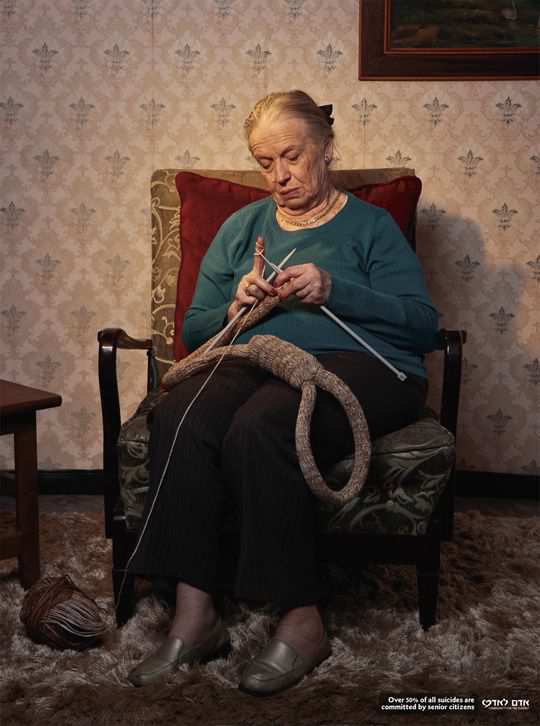 Public Awareness Print Ad 10 Print Ad - Hangman Crochet