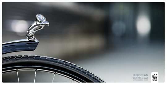Public Awareness Print Ad 22 Print Ad - Bicycle with Panda