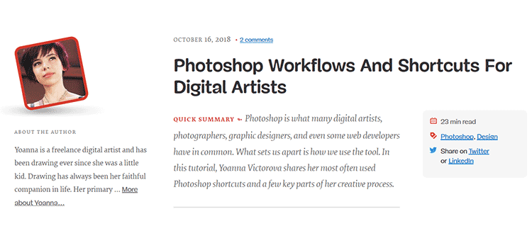 Photoshop Workflows And Shortcuts For Digital Artists