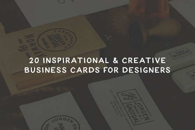 25 Inspirational & Creative Business Cards for Designers business-design-thumb
