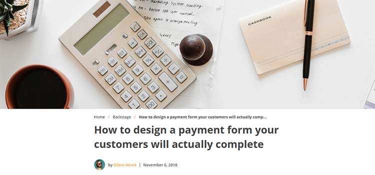 How to design a payment form your customers will actually complete