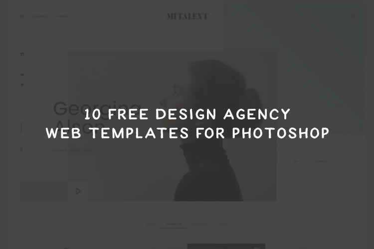 10 Free Design Agency Web Templates for Photoshop agency-psd-thumb