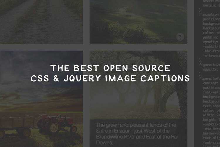 The Best Open Source CSS and jQuery Image Captions