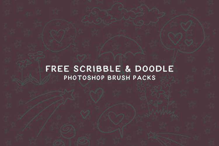 30+ Free Scribble & Doodle Photoshop Brush Packs scribble-thumb