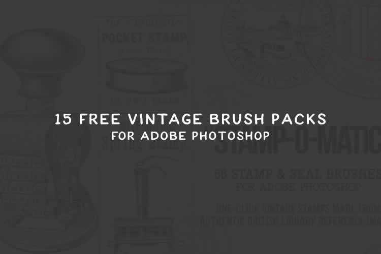 15 Free Vintage & Antique Brush Packs for Adobe Photoshop vintage-thumb