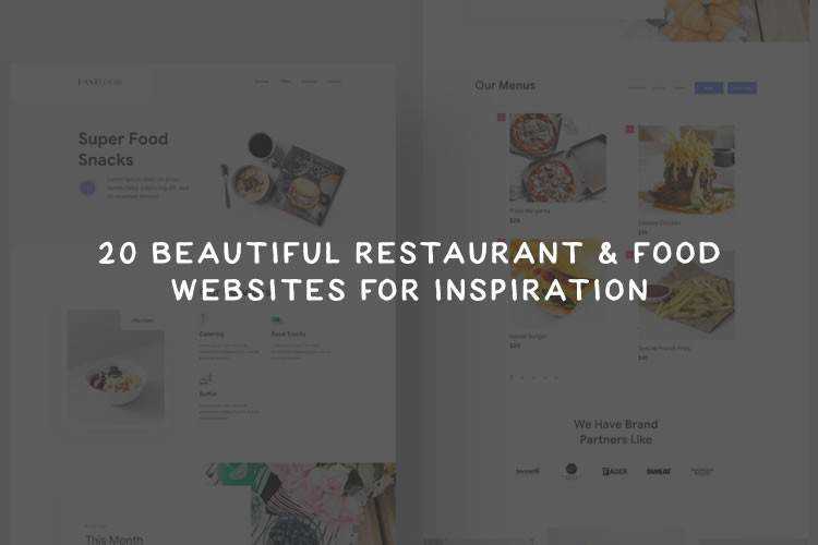 20 Beautiful Restaurant & Food Websites for Inspiration restaurant-food-drink-website-inspiration-web-design-ui-thumb