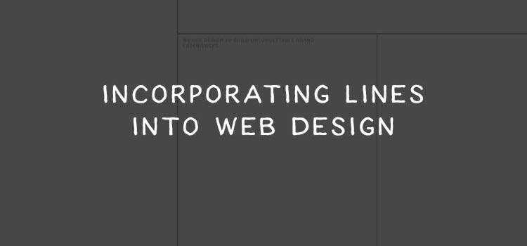 12 Fantastic Examples of Incorporating Lines in Web Design