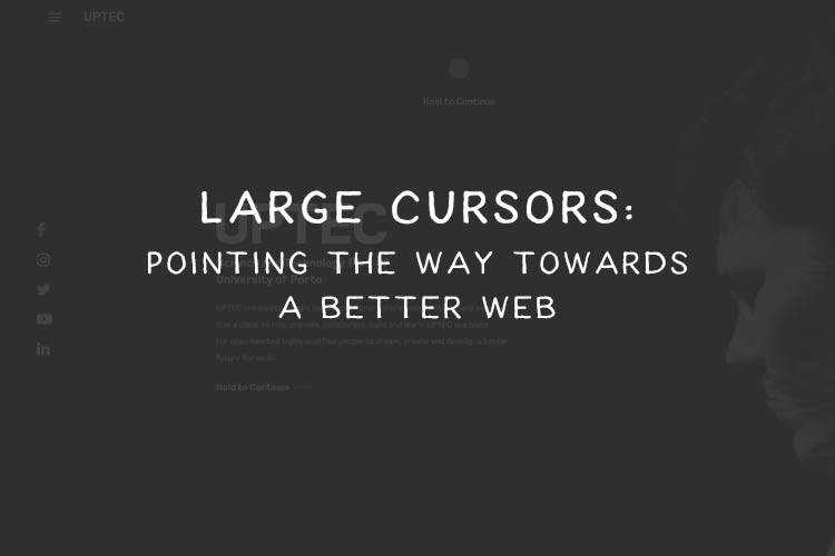 Large Cursors: Pointing the Way Towards a Better Web