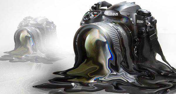 A Melting Camera Scene