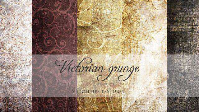 Victorian Grunge Texture Pack 5 Textures
