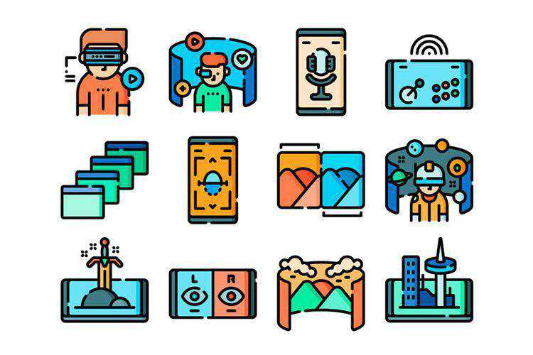 50 Free Virtual Reality Icons in PNG & SVG Formats