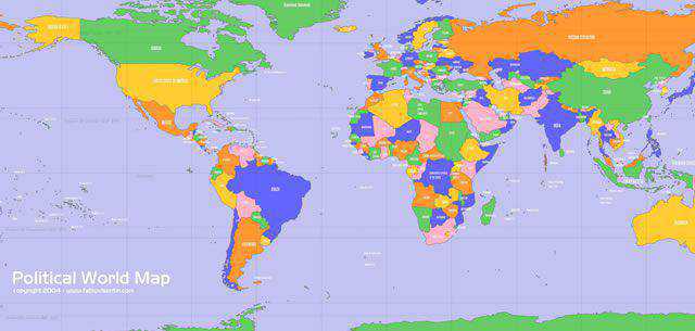 Vectorial World Map AI