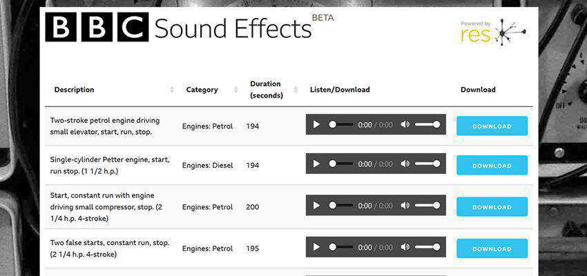 BBC Sound Effects