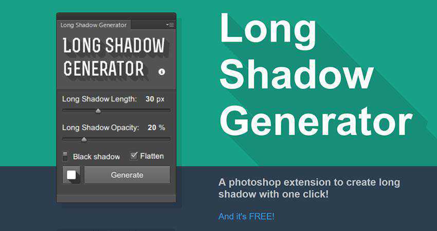 Long Shadow Generator Plugin Extension