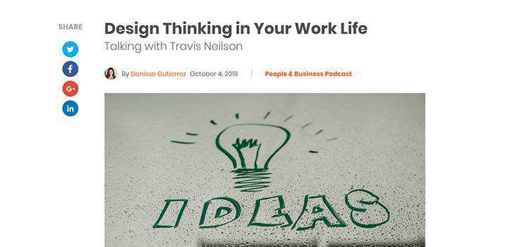 Design Thinking in Your Work Life