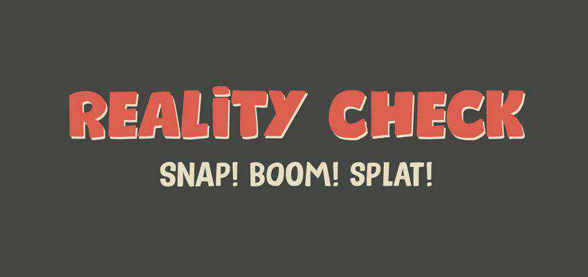 Reality Check Comic Font free comic cartoon font family