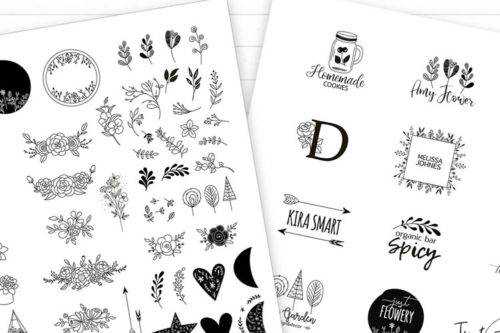 20 Free Highly-Detailed Floral Vector Packs & Templates
