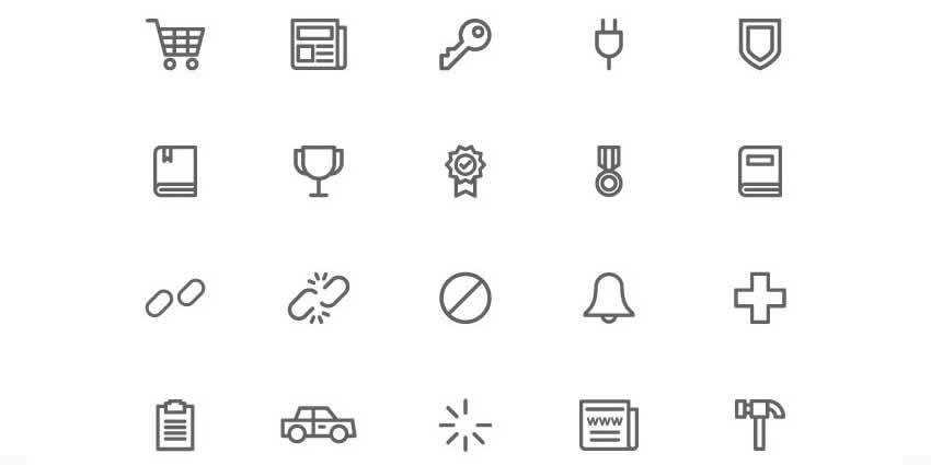 Universal Themes Vector Icon Set
