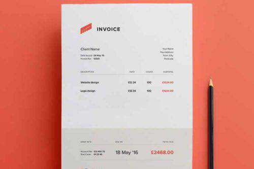 12 Free Invoice Templates for Designers