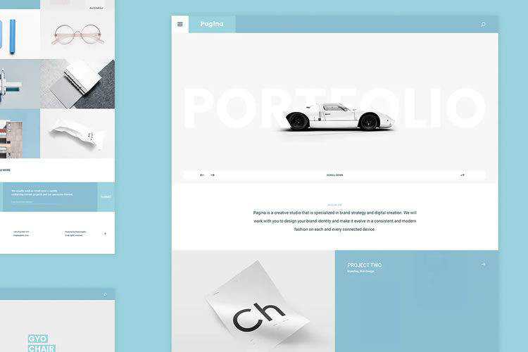 10 Free Personal Portfolio Photoshop PSD Web Templates