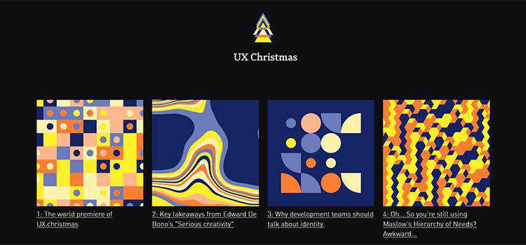 Example from UX Christmas