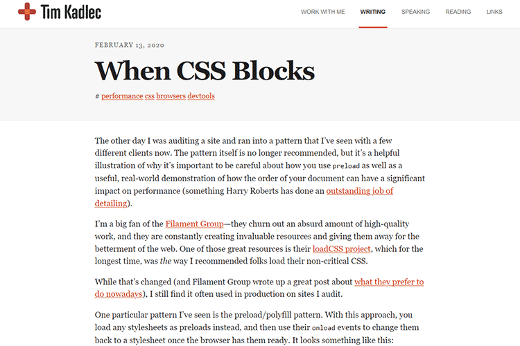 Example from When CSS Blocks
