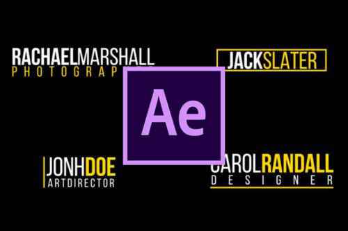 10 Best Lower Thirds Templates for Adobe After Effects
