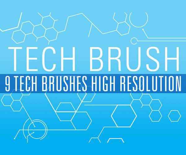 technology tech industrial photoshop brushes free