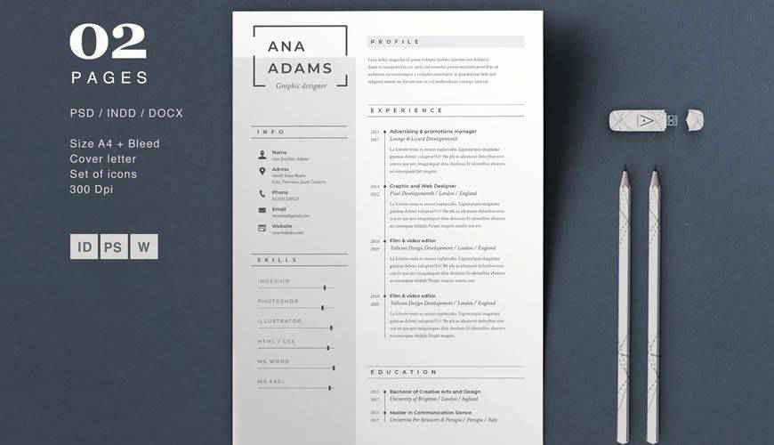 Where Can I Get A Free Resume Template from speckyboy.com