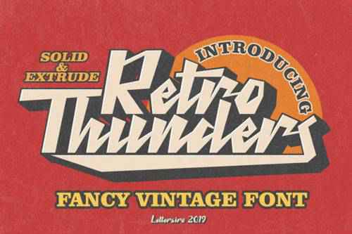10 Free Retro Font Families for Designers