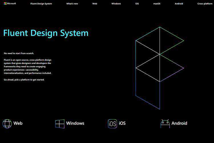 Example from Fluent Design System