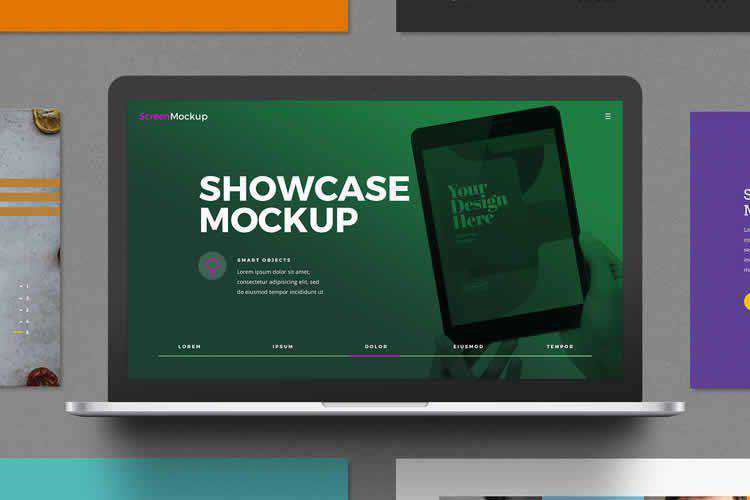 25 Photoshop PSD Laptop Mockup Templates laptop-mockup-templates-thumb