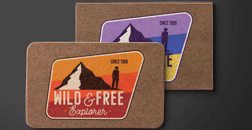 Wild Explorer Vintage Logo Patches travel holidy vacation