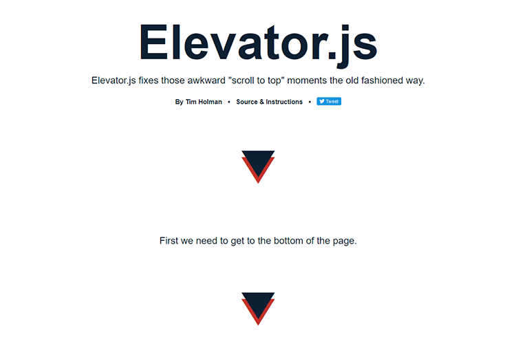 Example from Elevator.js