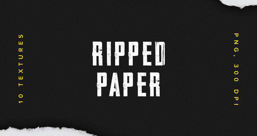 Ripped Paper free high-res textures