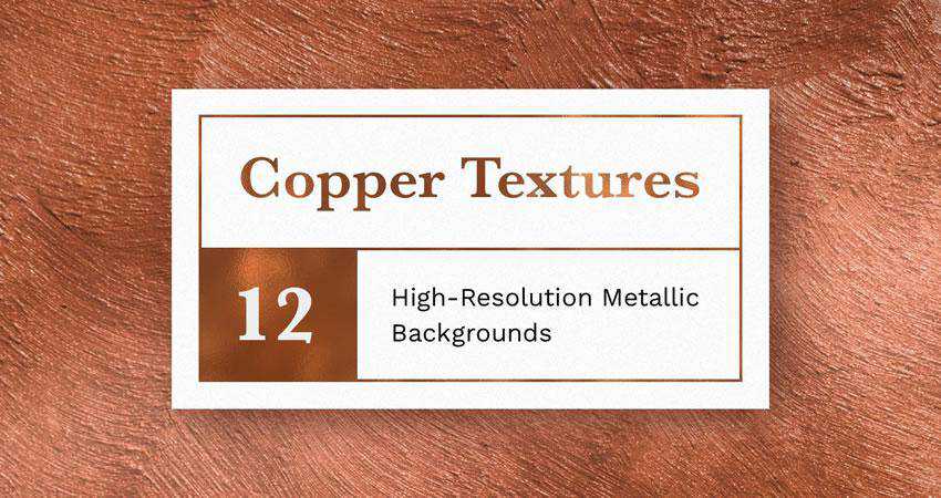 Copper free high-res textures