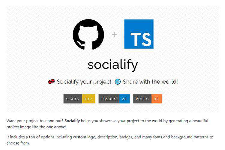 Example from GitHub Socialify