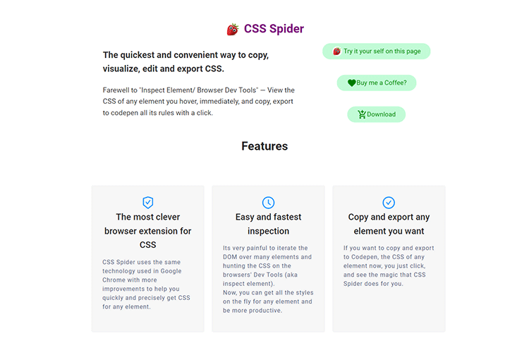 Example from CSS Spider