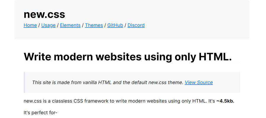 Example from new.css